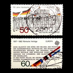 Набор марок EUROPA - исторические события, Германия, 1982 год (полный комплект)